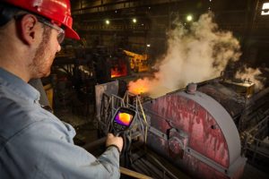 FLIR E76 Inspection Camera at Steel Mill